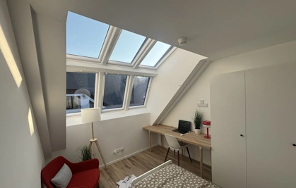 Velux verrière espace placé par ACA Rénovation SRL chez Velux Belgium à Wavre